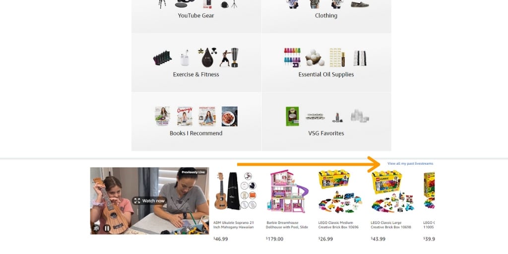 Amazon Live Influencer Shop Example - Amazon Live Influencers Everything You Need To Know - Referazon - Find Amazon Influencers Instantly